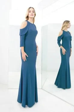 Alexander By Daymor 1351 Cold Shoulder Mothers Gown -Outlet Prom Dresses Store S21 DAY 1351 05 470x705