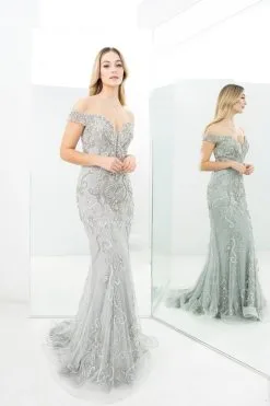 Alexander By Daymor Daymor 1358 Beautiful Beaded Mother Of Bride Dress -Outlet Prom Dresses Store S21 DAY 1358 03 470x705