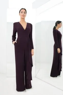 Alexander By Daymor 1393 Long Sleeve MOB Jumpsuit -Outlet Prom Dresses Store S21 DAY 1393 03 470x705