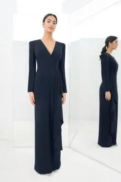 Alexander By Daymor 1393 Long Sleeve MOB Jumpsuit -Outlet Prom Dresses Store S21 DAY 1393 05 470x705