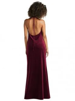 Dessy Lovely Lovely LB019 Velvet Convertible Long Bridesmaid Dress -Outlet Prom Dresses Store S21 DLB LB019 02 529x705