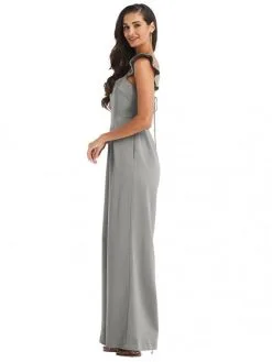 Dessy Social Bridesmaid Dessy Social 8206 Ruffle Bridesmaid Jumpsuit 7 Dessy Social Bridesmaid Dessy Social 8206 Ruffle Bridesmaid Jumpsuit -Outlet Prom Dresses Store S21 DS 8206 03 529x705