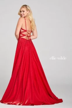 Ellie Wilde By Mon Cheri EW121001 Lace Up Back Prom Dress -Outlet Prom Dresses Store S21 EW EW121001 02 470x705