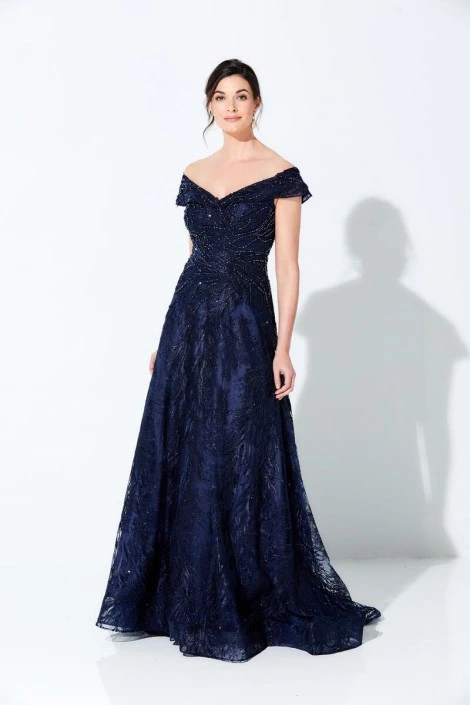 Ivonne D For Mon Cheri 220D24 Off Shoulder Mothers Gown 5 Ivonne D For Mon Cheri 220D24 Off Shoulder Mothers Gown - Image 3