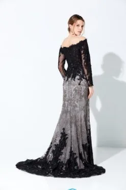 Ivonne D For Mon Cheri 220D30 Embroidered Gown -Outlet Prom Dresses Store S21 IDMC 220D30 02 470x705