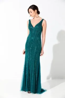 Ivonne D For Mon Cheri Ivonne D 220D33 Mothers Gown With Removable Sleeves -Outlet Prom Dresses Store S21 IDMC 220D33 03 470x705