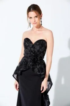 Ivonne D For Mon Cheri Ivonne D 220D34 Gown With Removable Lace Overskirt -Outlet Prom Dresses Store S21 IDMC 220D34 05 470x705