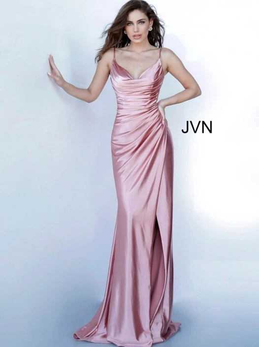 JVN By Jovani JVN03104 Beautiful Ruched Prom Dress 5 JVN By Jovani JVN03104 Beautiful Ruched Prom Dress - Image 3