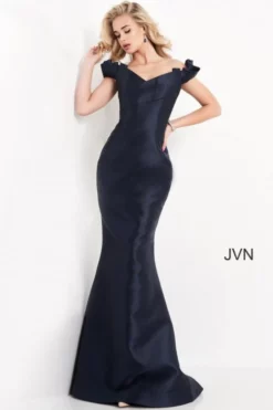 JVN By Jovani JVN04717 Ruffle Off Shoulder Gown 7 JVN By Jovani JVN04717 Ruffle Off Shoulder Gown -Outlet Prom Dresses Store S21 JVN JVN04717 03 470x705