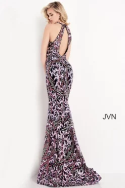 JVN By Jovani JVN05748 High Neck Prom Dress -Outlet Prom Dresses Store S21 JVN JVN05748 02 470x705