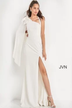 JVN By Jovani JVN2516 Dramatic Bow Shoulder Gown 11 JVN By Jovani JVN2516 Dramatic Bow Shoulder Gown -Outlet Prom Dresses Store S21 JVN JVN2516 05 470x705