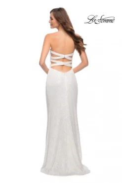 La Femme 29681 Strappy Back Sequin Prom Dress -Outlet Prom Dresses Store S21 LF 29681 04 470x705