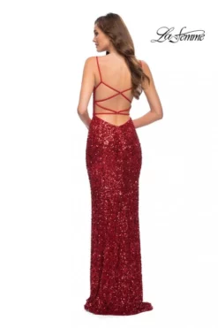 La Femme 29872 Amazing Sequin Prom Dress -Outlet Prom Dresses Store S21 LF 29872 04 470x705