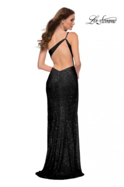 La Femme 29962 Sequin One Shoulder Prom Dress -Outlet Prom Dresses Store S21 LF 29962 05 470x705