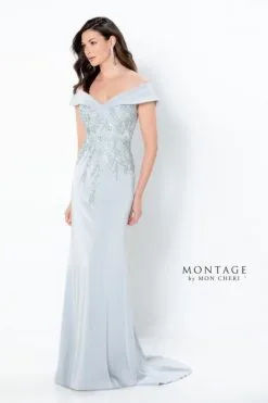 Montage By Mon Cheri Montage 220932 Dazzling Off Shoulder Mothers Gown -Outlet Prom Dresses Store S21 MG 220932 03 470x705