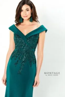 Montage By Mon Cheri Montage 220932 Dazzling Off Shoulder Mothers Gown -Outlet Prom Dresses Store S21 MG 220932 04 470x705