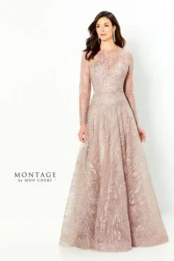Montage By Mon Cheri Montage 220935 Embroidered Lace Mothers Gown -Outlet Prom Dresses Store S21 MG 220935 03 470x705
