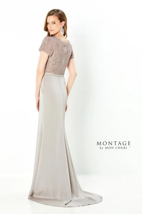 Montage By Mon Cheri Montage 220938 Amazing Short Sleeve Mothers Gown 4 Montage By Mon Cheri Montage 220938 Amazing Short Sleeve Mothers Gown - Image 2