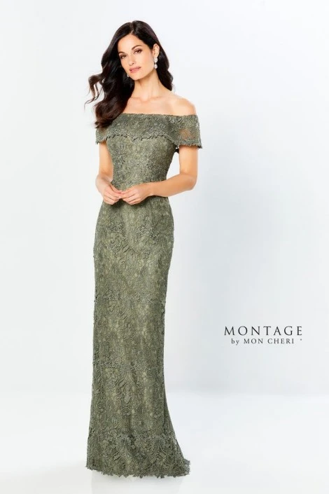 Montage By Mon Cheri Montage 220947 Lace Off Shoulder Mothers Gown 5 Montage By Mon Cheri Montage 220947 Lace Off Shoulder Mothers Gown - Image 3