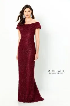Montage By Mon Cheri Montage 220947 Lace Off Shoulder Mothers Gown 10 Montage By Mon Cheri Montage 220947 Lace Off Shoulder Mothers Gown -Outlet Prom Dresses Store S21 MG 220947 04 470x705