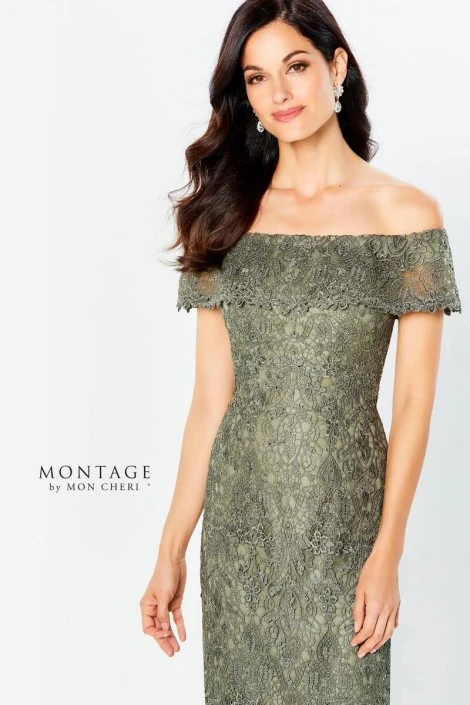 Montage By Mon Cheri Montage 220947 Lace Off Shoulder Mothers Gown 7 Montage By Mon Cheri Montage 220947 Lace Off Shoulder Mothers Gown - Image 5