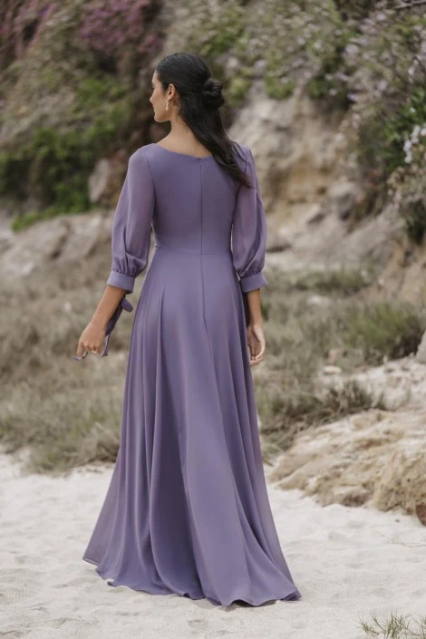 Allure Bridals Allure 1692 Bow Sleeve Bridesmaid Dress 4 Allure Bridals Allure 1692 Bow Sleeve Bridesmaid Dress - Image 2