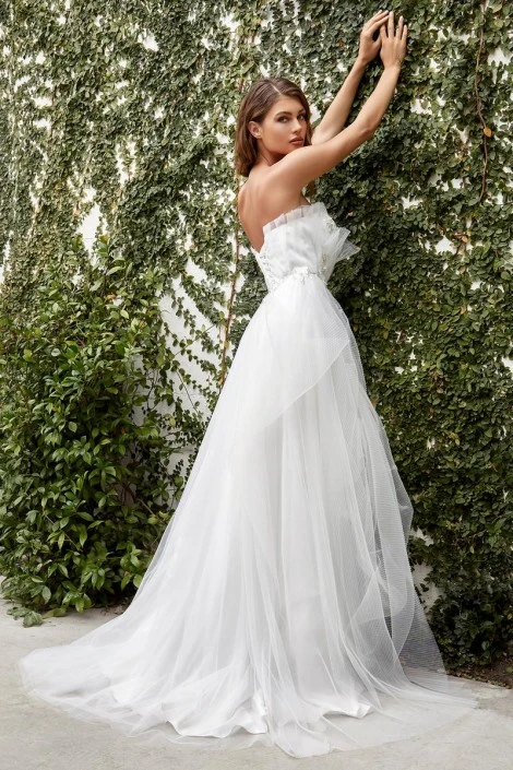 Andrea & Leo Andrea And Leo A1015 Romantic Draped Ball Gown 6 Andrea & Leo Andrea And Leo A1015 Romantic Draped Ball Gown - Image 4