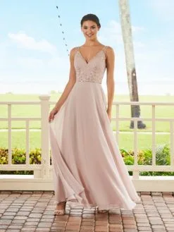 Adrianna Papell Platinum 40350 Beaded Gown With Pockets 7 Adrianna Papell Platinum 40350 Beaded Gown With Pockets -Outlet Prom Dresses Store S22 APP 40350 03 530x705