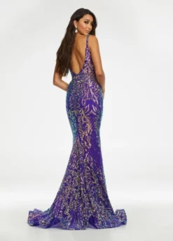 Ashley Lauren 11113 Stretch Sequin Prom Dress -Outlet Prom Dresses Store S22 ASH 11113 02 508x705