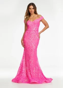 Ashley Lauren 11115 Elegant Off Shoulder Sequin Gown 11 Ashley Lauren 11115 Elegant Off Shoulder Sequin Gown -Outlet Prom Dresses Store S22 ASH 11115 05 508x705