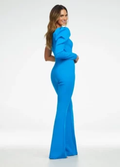 Ashley Lauren 11120 One Puff Sleeve Corset Jumpsuit -Outlet Prom Dresses Store S22 ASH 11120 02 508x705