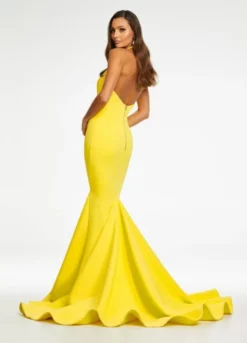 Ashley Lauren 11121 Deep V Halter Prom Dress 8 Ashley Lauren 11121 Deep V Halter Prom Dress -Outlet Prom Dresses Store S22 ASH 11121 02 508x705