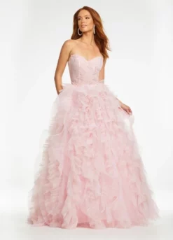 Ashley Lauren 11141 Ruffle Beaded Ball Gown 11 Ashley Lauren 11141 Ruffle Beaded Ball Gown -Outlet Prom Dresses Store S22 ASH 11141 05 508x705