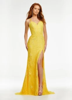 Ashley Lauren 11145 Embroidered Lace Prom Dress 11 Ashley Lauren 11145 Embroidered Lace Prom Dress -Outlet Prom Dresses Store S22 ASH 11145 05 508x705