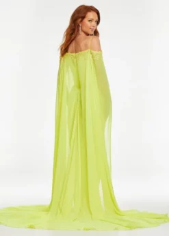 Ashley Lauren 11150 Lace Jumpsuit With Long Cape -Outlet Prom Dresses Store S22 ASH 11150 02 508x705