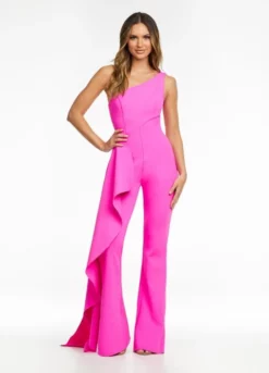 Ashley Lauren 11152 Chic Corset Jumpsuit With Side Ruffle 11 Ashley Lauren 11152 Chic Corset Jumpsuit With Side Ruffle -Outlet Prom Dresses Store S22 ASH 11152 05 508x705