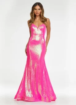 Ashley Lauren 11163 Fitted Sequin Prom Dress -Outlet Prom Dresses Store S22 ASH 11163 05 508x705