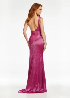 Ashley Lauren 11173 Lavish Liquid Beaded Couture Gown -Outlet Prom Dresses Store S22 ASH 11173 04 508x705
