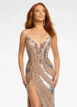 Ashley Lauren 11180 Stunning Intricate Beaded Gown -Outlet Prom Dresses Store S22 ASH 11180 03 508x705