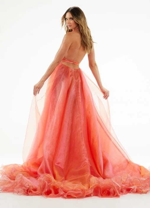 Ashley Lauren 11182 Daring Plunging Halter Ball Gown 6 Ashley Lauren 11182 Daring Plunging Halter Ball Gown - Image 4