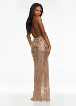 Ashley Lauren 11186 Plunging Halter Beaded Couture Gown -Outlet Prom Dresses Store S22 ASH 11186 02 508x705