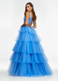 Ashley Lauren 11187 Sassy Scoop Back Ruffle Ball Gown -Outlet Prom Dresses Store S22 ASH 11187 04 508x705