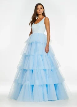 Ashley Lauren 11187 Sassy Scoop Back Ruffle Ball Gown -Outlet Prom Dresses Store S22 ASH 11187 05 508x705