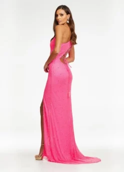Ashley Lauren 11189 One Shoulder Laceup Back Gown -Outlet Prom Dresses Store S22 ASH 11189 02 508x705