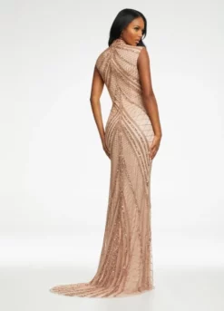 Ashley Lauren 1624 Stunning High Neck Beaded Gown -Outlet Prom Dresses Store S22 ASH 1624 04 508x705