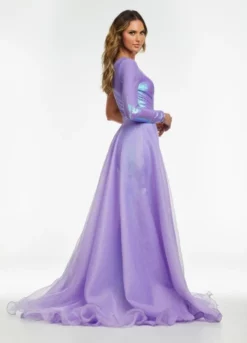 Ashley Lauren 1740 Separate Organza Overskirt -Outlet Prom Dresses Store S22 ASH 1740 02 508x705