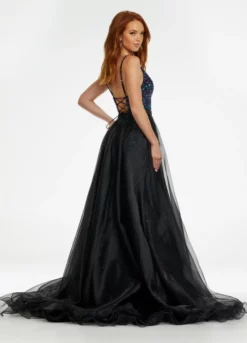 Ashley Lauren 1740 Separate Organza Overskirt -Outlet Prom Dresses Store S22 ASH 1740 04 508x705