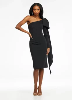 Ashley Lauren 4480 One Long Sleeve Cocktail Dress -Outlet Prom Dresses Store S22 ASH 4480 03 508x705