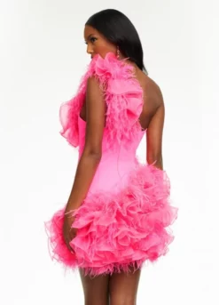 Ashley Lauren 4482 Short Ruffle One Shoulder Prom Dress 10 Ashley Lauren 4482 Short Ruffle One Shoulder Prom Dress -Outlet Prom Dresses Store S22 ASH 4482 04 508x705