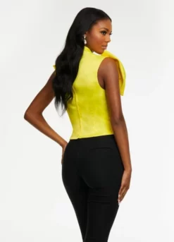 Ashley Lauren 9003 Separate Large Bow Top 8 Ashley Lauren 9003 Separate Large Bow Top -Outlet Prom Dresses Store S22 ASH 9003 02 508x705